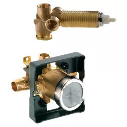 Click here to see Delta R10700-UNWS Delta R10700-UNWS MultiChoice Universal Tub/Shower Rough-In w/ Diverter Valve, Stops, 1/2