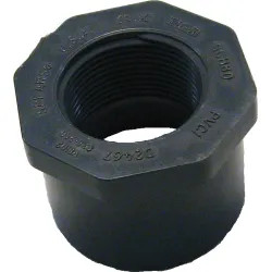 Click here to see Commodity  Schedule 80 2in x 1-1/4in PVC Bushing, Slip-Threaded