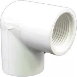Click here to see Commodity  3/4-Inch PVC 90-Degree Elbow - Threaded, Schedule 40