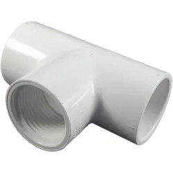 Click here to see Commodity  Schedule 40 PVC 1/2 Inch Tee (Slip x Slip x Thread)