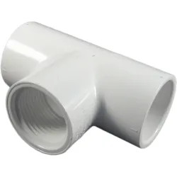 Click here to see Commodity  PVC Schedule 40 Tee 1 Inch Slip by Thread (SST)