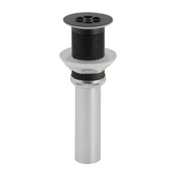 Click here to see Brizo RP72411BL Brizo RP72411BL Grid Strainer Without Overflow, Matte Black