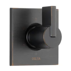 Click here to see Delta T11953-RB Delta Vero 6-Function Diverter Valve Trim, Lever Handle, 3-Port, Venetian Bronze - T11953-RB