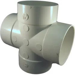 Click here to see Commodity  4 Inch PVC Sewer & Drain Tee Cross Fitting