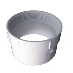 Click here to see Commodity  Canplas 414338BC 8 Inch PVC White Sewer Female Adapter, Female National Pipe Thread (FPT) X H