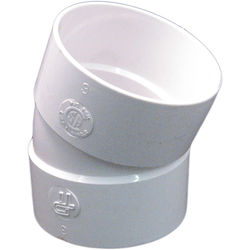 Click here to see Commodity  3 Inch PVC Sewer & Drain 22.5 Degree Elbow