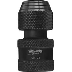 Click here to see Milwaukee 48-03-4410 Shockwave Heavy Duty Impact Socket Adapter, 1/2 in Square Drive, 1.85 in, Steel
