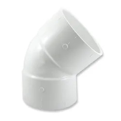Click here to see Commodity  8 Inch PVC Sewer & Drain 45 Degree Elbow