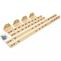 Click here to see Dial 7809 Dial Square Corner Cooler Leg Kit For Residential Coolers, Gray - 7809