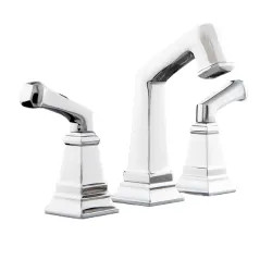 Click here to see Symmons SLW-4212 Symmons Oxford Two-Handle Widespread Lavatory Faucet with Pop-Up Drain and Lift Rod, 2.2 GPM, Chrome - 4212