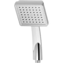 Click here to see Symmons 422W Symmons Oxford 4in Single-Mode Hand Shower Wand, Square, 2.0 GPM, Polished Chrome - 422W