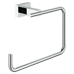 Click here to see Grohe 40510000 GROHE 40510000 Essentials Cube Towel Ring - StarLight Chrome