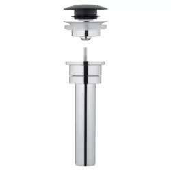 Click here to see Grohe 65818KS0 Grohe 65818KS0  Ondus Waste Set, Black 