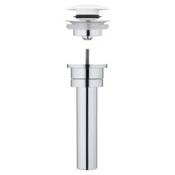 Click here to see Grohe 65818LS0 Grohe 65818LS0  Ondus Waste Fitting, Moon White