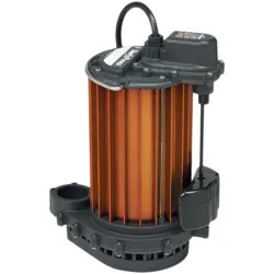 Click here to see Liberty 457-2 Liberty Pumps Submersible VMF Sump Pump, 1/2 HP, 115 Volts,  1-1/2” Discharge, Vertical Magnetic Float, 25' Cord Length - 457-2