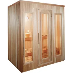 Click here to see Thermasol TMS46BIC ThermaSol TMS46BIC 4x6 Modular Traditional Sauna Room, 4.5kW