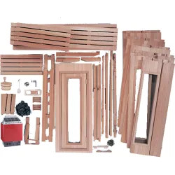 Click here to see Thermasol TCCS68BIC ThermaSol TCCS68BIC 6X8 Custom Cut Sauna Room, 8.0kW
