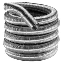 Click here to see M&G DuraVent 4DF304-100 DuraVent 4DF304-100 DuraFlex 304 Stainless Steel Length, 4