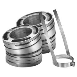 Click here to see M&G DuraVent 9164SSKIT DuraVent 7DP-E15SS 7-Inch DuraPlus 15 Degree Stainless Steel Elbow Kit