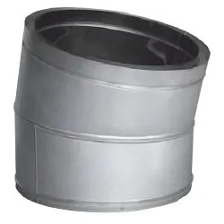 Click here to see M&G DuraVent 99164SS DuraVent 10DT-E15SS 10-Inch DuraTech 15 Degree Stainless Steel Elbow