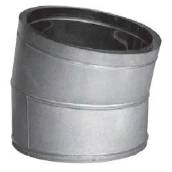 Click here to see M&G DuraVent 99264 DuraVent 12DT-E15 12-Inch DuraTech 15 Degree Galvalume Elbow