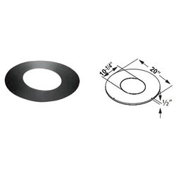 Click here to see M&G DuraVent 9648B M&G DuraVent DuraTech 9648B 8-Inch Trim Collar For Roof Support, 4/12-6/12 - 8DT-RSTC6