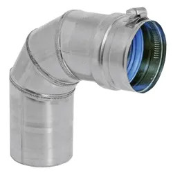 Click here to see M&G DuraVent FSELB9010 DuraVent 10-Inch FasNSeal 90 Degree Elbow - FSELB9010