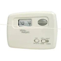 Click here to see White-Rodgers 1F79-111 White-Rodgers 70 Series Large LCD with Improved Contrast Heat Pump Thermostat for Two-Stage Heat and One-Stage Cool Systems - 1F79-111