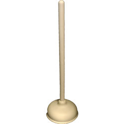 Click here to see Commodity  Pretty Plunger 1B Bone Designer Toilet Plunger