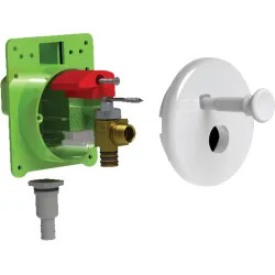 Click here to see LSP OBPS-102-RK LSP OBPS-102-RK Pull Stop Box Rough-In Valve Kit for Lavs/Toilets/Sinks/Dishwashers, 1/2