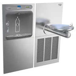 Click here to see Elkay LZWS-SFGRN8K Elkay LZWS-SFGRN8K EZH2O Bottle Filling Station SwirlFlo Single Fountain