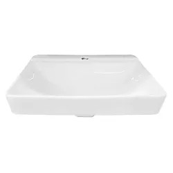 Click here to see Kohler 2660-1-0 Kohler 2660-1-0 White Vox Above Counter Bathroom Sink with Single Hole