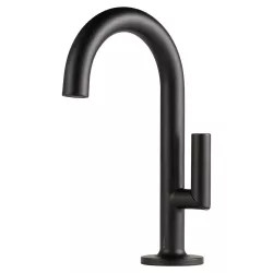 Click here to see Brizo 65675LF-BL Brizo Odin Single-Handle Matte Black Electronic Bathroom Faucet with TempIQ Technology, Single-Hole, 1.5 GPM, Less Drain - 65675LF-BL