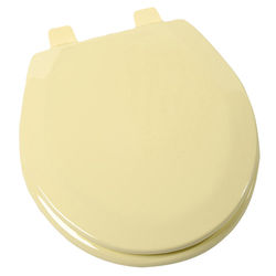 Click here to see Jones Stephens C3B4R250 Jones Stephens C3B4R250 Deluxe Molded Wood Seat, Round Closed Front w/ Cover in Citron Yellow