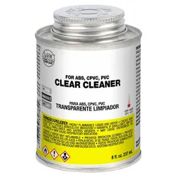 Click here to see Mars 73170 Mars 73170 All Purpose Cleaner (ABS, PVC, CPVC), 8 oz, Clear
