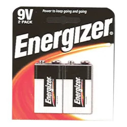 Click here to see Mars 79445 Mars 79445 Energizer Industrial Alkaline Batteries, 9V - 2 Pack, Carded