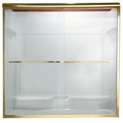 Click here to see American Standard AM00370.400.094 American Standard AM00.370400.094 Euro Frameless By-Pass Shower Door, Gold
