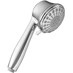 Click here to see American Standard 1660.627.002 American Standard Traditional Five-Function Hand Shower, Round, 2.5 GPM, Polished Chrome - 1660.627.002