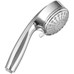 Click here to see American Standard 1660.637.002 American Standard Modern Five-Function Hand Shower, 2.5 GPM, Ergonomic, Easy Clean Spray Nozzles, Polished Chrome - 1660.637.002