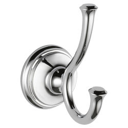 Click here to see Delta 79735 Delta Cassidy Double Robe Hook, Chrome - 79735