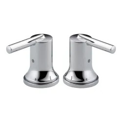 Click here to see Delta H659 Delta Trinsic Chrome Metal Lever Handle Set for T2758 Roman Tub Faucet Trim - H659