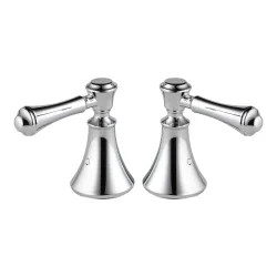 Click here to see Delta H697 Delta Cassidy 3-7/8in Chrome Metal Lever Handle Set for T2797-LHP and T4797-LHP Roman Tub Trim, ADA-Compliant - H697