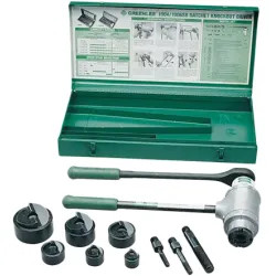 Click here to see Greenlee 1906SB Greenlee 1906SB Slug-Buster Ratchet Driver Set