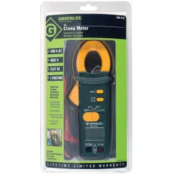 Click here to see Greenlee CM-410 Greenlee CM-410 Clamp Meter (AC)(400A)