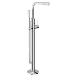 Click here to see Grohe 32135002 Grohe Atrio Single-Handle Freestanding Tub Filler with Hand Shower, 1-Hole, SilkMove, Lever Handle, Chrome - 32135002