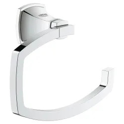 Click here to see Grohe 40625000 GROHE 40625000 Essentials Toilet Paper Holder, Starlight Chrome