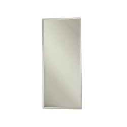 Click here to see Jensen 52WH344PFX Jensen Metro Classic White 35in Medicine Cabinet with Frameless Mirror, Adjustable Glass Shelves -  52WH344PF