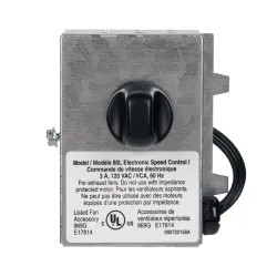 Click here to see Broan 80L Broan-NuTone Variable Speed Control, 120 Volts, 3.0 Amps - 80L