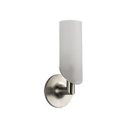 Click here to see Brizo 697075-BN Brizo Odin Single Light Sconce w/ Satin Etched Glass Dome, 60 Watts, Brilliance Brushed Nickel - 697075-BN