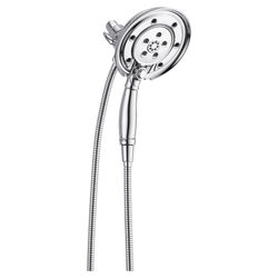 Click here to see Delta 58471-PK Delta Universal Showering 2.5 GPM In2ition 4-Setting Two-In-One Shower with H2Okinetic Technology, MagnaTite Docking, Chrome - 58471-PK